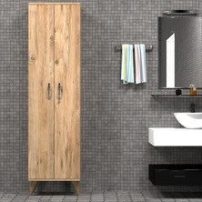 Tanmob 2 Kapılı 49CM Çok Amaçlı Dolap Çam - BDL0102