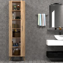Tanmob 2 Kapılı 49CM Çok Amaçlı Dolap Çam - BDL0102