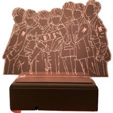 Modiwa Design Bts Bangtan Boys Bts Army 16 Renk Gece Lambası