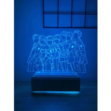 Modiwa Design Bts Bangtan Boys Bts Army 16 Renk Gece Lambası