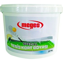 Meges Tenis Kort Boyası 20 kg Kırmızı