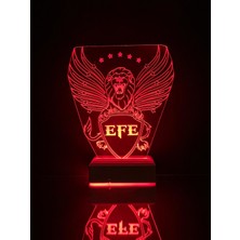 Modiwa Design Kişiye Özel Kanatlı Aslan Hediyelik 3D LED Dekoratif Lamba