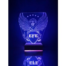 Modiwa Design Kişiye Özel Kanatlı Aslan Hediyelik 3D LED Dekoratif Lamba