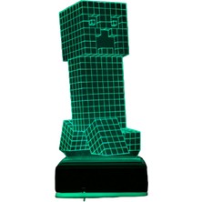 Modiwa Design 3D Minecraft 16 Renk Gece Lambası
