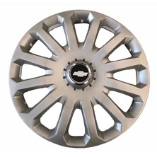 HMNL Chevrolet Malibu 14'' Inç Gri 4lü Set Jant Kapağı Çelik Jant Görünümlü