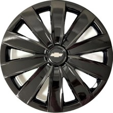 HMNL Chevrolet  chevrolet Spark 16'' Inç Piano Black 4lü Set Jant Kapağı Çelik Jant Görünümlü