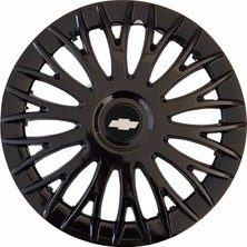 HMNL Chevrolet  chevrolet Spark 16'' Inç   Piano Black 4lü Set Jant Kapağı Çelik Jant Görünümlü