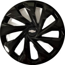 HMNL Chevrolet Kalos 14'' Inç Piano Black 4lü Set Jant Kapağı Çelik Jant Görünümlü