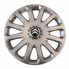 HMNL Citroen  Citroen Bx 14'' Inç Gri  4lü Set Jant Kapağı Çelik Jant Görünümlü