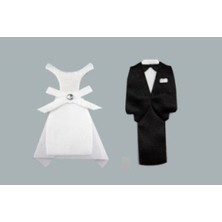 Hayaller Dükkanı Gelin Damat Saten Fıgurlu (50 Çift) P100