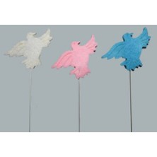 Hayaller Dükkanı Keçe Kuşlu ve Telli Pembe P50