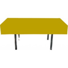 Hayaller Dükkanı Masa Örtüsü Desensiz Yerli Altın 137X183 cm P1