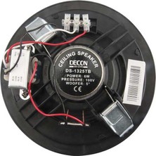 Decon Trafolu Alçıpan Hoparlör SIYAH-DS-1325TB