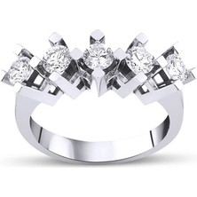 Mas Diamond 1,15 Karat Beştaş Pırlanta Yüzük