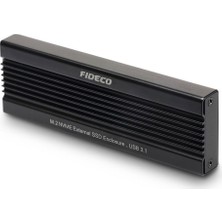 Fideco Usb3.1 Gen2 Type-C To M.2 Pcıe Nvme HDD Harddisk Kutusu