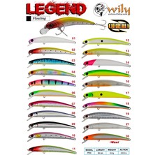Wily Camaro Legend 9 cm Maket Balık 5.8 gr Renk : 4