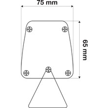 Wondeks 30CM - 9W Wallwasher (Mor)