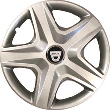 HMNL  dacia Duster 15'' Inç Gri   4lü Set Jant Kapağı Çelik Görünümlü