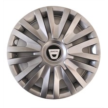 HMNL  dacia Dokker 15'' Inç Gri   4lü Set Jant Kapağı Çelik Görünümlü