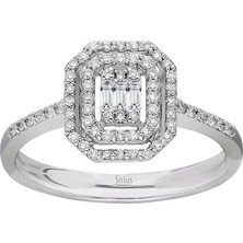 Sirius  0,24 Karat Baget Pırlanta Yüzük 0417R0270