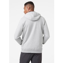 Helly Hansen Hh Hh Logo Full Zıp Hoodıe Gri Erkek Sweatshirt 34163-949