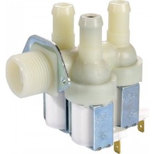 Universal Çamaşır Makinesi Ventil Üçlü Kalın- ( 1 Adet)