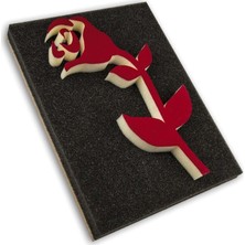 Dekor Büyük Gül Baskısı