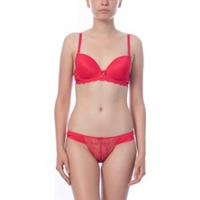Pierre Cardin 4300 Lynda Boş Kap Dantelli Sütyen Takımı