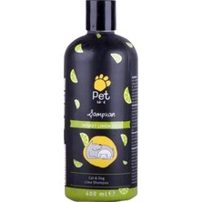 Pet Love Kedi ve Köpek Şampuan Misket Limon Kokulu- 400 ml