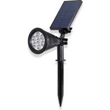 Akar 7 Watt LED Solar Bahçe Armatürü Amber Rengi