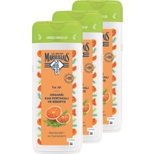 Le Petit  Marseillais Kan Portakalı ve Biberiye Duş Jeli 400 ml 3 Lü