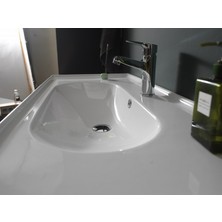 Turkuaz Cerastyle Arya 100CM Etajerli Lavabo