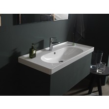 Turkuaz Cerastyle Arya 100CM Etajerli Lavabo