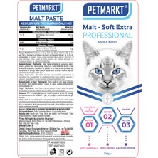 Petmarkt Profesyonel Malt Paste Tüy Yumağı Önleyici Yetişkin ve Yavru Kediler İçin - 100 gr