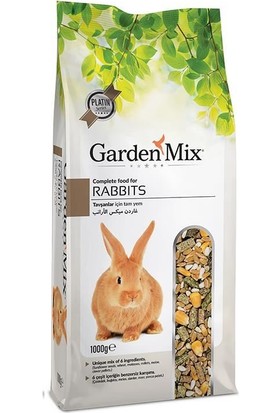 Garden Mix Platin Tavşan Yemi 1 kg x 5 Adet