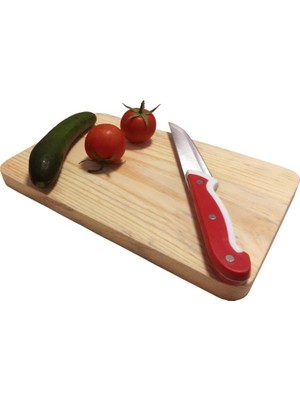 Bfd Wood Kesme Tahtası Doğal Ahşap-Verniksiz-Boyasız 19CM x 29CM