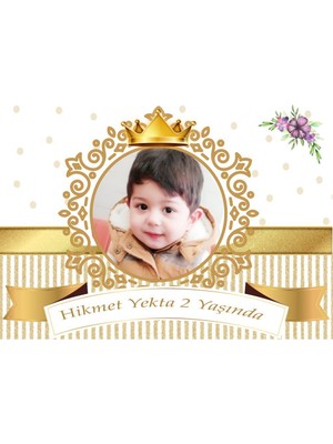 Hayaller Dükkanı Prens Kral Doğum Günü Afiş