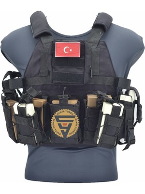 Mude Special Cordura Hücum Yeleği Siyah