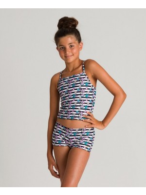 Arena 003085105 Tropical Summer Jr Tankini Çocuk Mayo