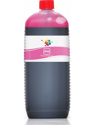 Qc Canon Pixma MP970 Yazıcı Uyumlu Kartuş Mürekkebi Pro Serisi 1000ML Pm Dye Fotoğraf Macenta