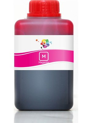 Qc Canon Pixma MG6460 Yazıcı Uyumlu Kartuş Mürekkebi Pro Serisi 500ML M Dye Macenta