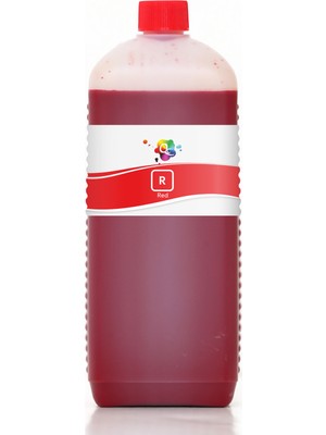 Qc Canon Lucia Pigmentment Mürekkep 6 Renk Pro Serisi 1000ML R Pigment Kırmızı
