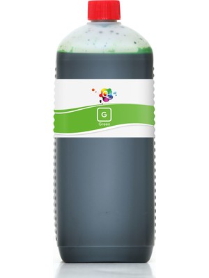 Qc Canon Pixma Pro 9000 Yazıcı Uyumlu Kartuş Mürekkebi Pro Serisi 1000ML G Dye Yeşil
