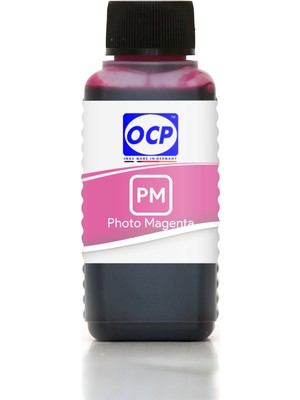 Ocp Canon I9900 Yazıcı Uyumlu Kartuş Mürekkebi 100ML Pm Dye Fotoğraf Macenta
