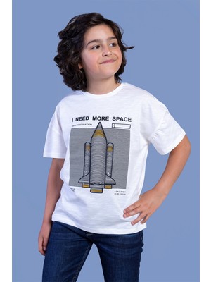 Toontoy Kids Toontoy Erkek Çocuk Kabartma Baskılı Tişört