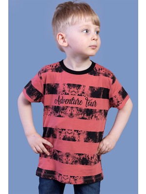 Toontoy Kids Toontoy Erkek Çocuk Çizgi Desenli Tişört