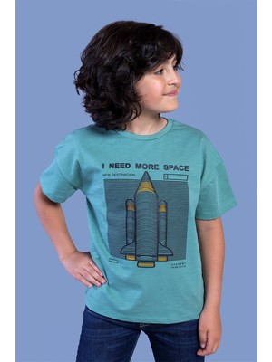 Toontoy Erkek Çocuk Kabartma Baskılı Tişört