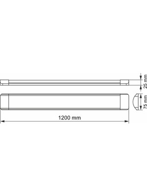 Wondeks 120CM 36W Bant Armatür (Beyaz)