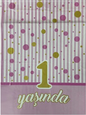 Hayaller Dükkanı Masa Örtüsü 1 Yaşında Pembe 120X180 cm Pk:1