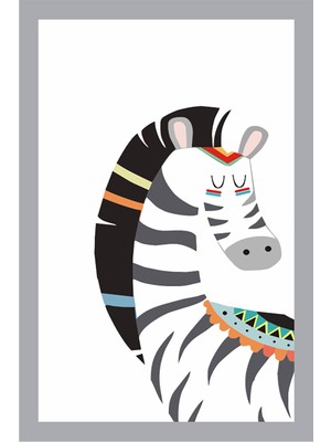 Soho Halı Zebra Figürlü Çocuk Odası Halısı